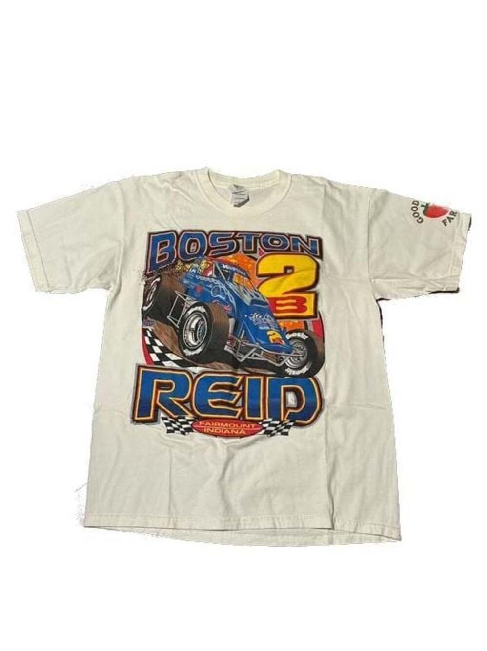 Vintage Boston Reid Racing Sprint Car World of Outlaws T-Shirt